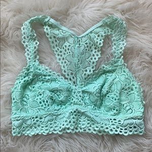 Aerie Mint Green Lace Bralette